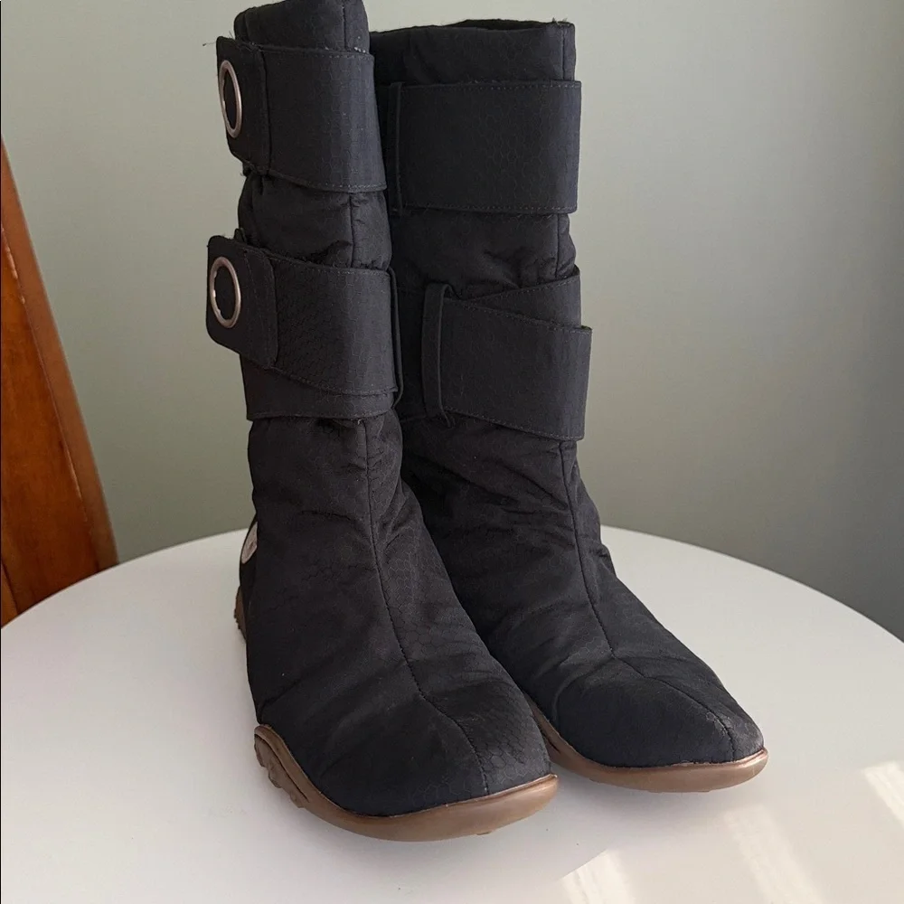 Timberland Thinsulate Insulated Nylon Boots Rubber Sole Belt Detail Winter 7